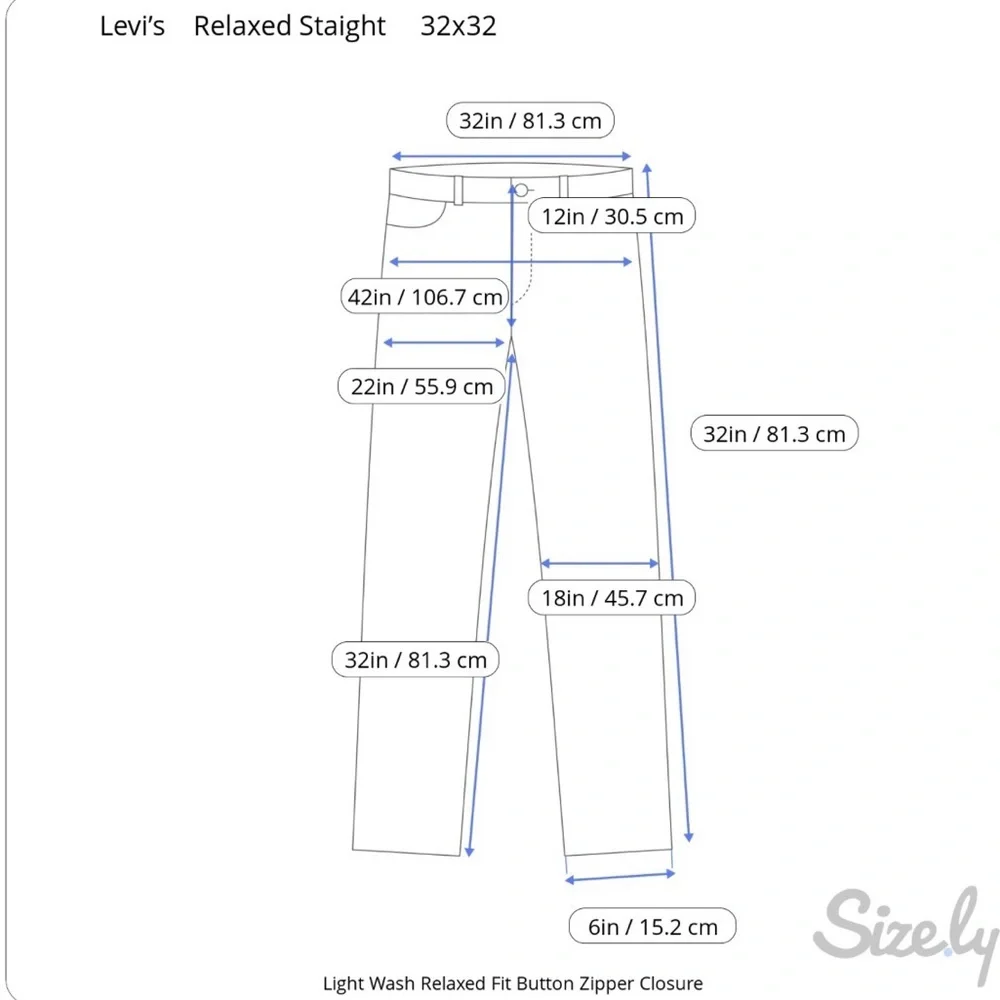 Levi’s Light Wash Denim Jeans